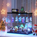 2‑Tier Glass Display Case with LED Lights